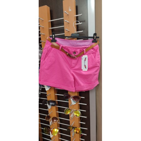 PANTALON CORTO CON CINTURON PIRULETA