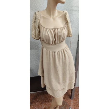 VESTIDO CAMEL