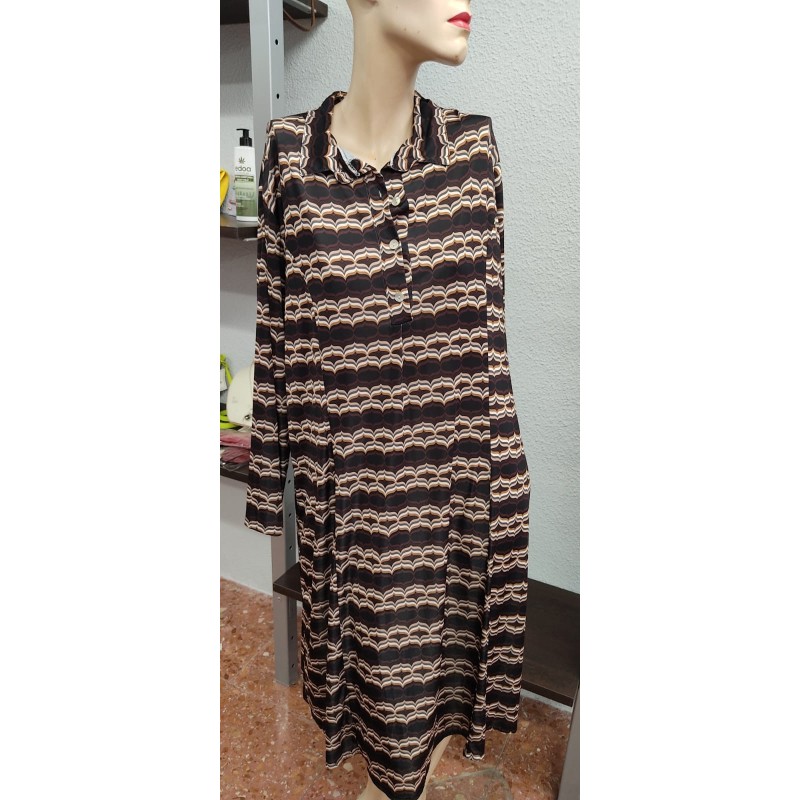 VESTIDO LINCE TONO MARRÓN