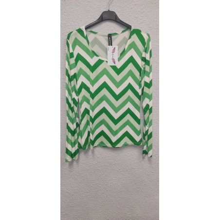 JERSEY ZIP- ZAP VERDE