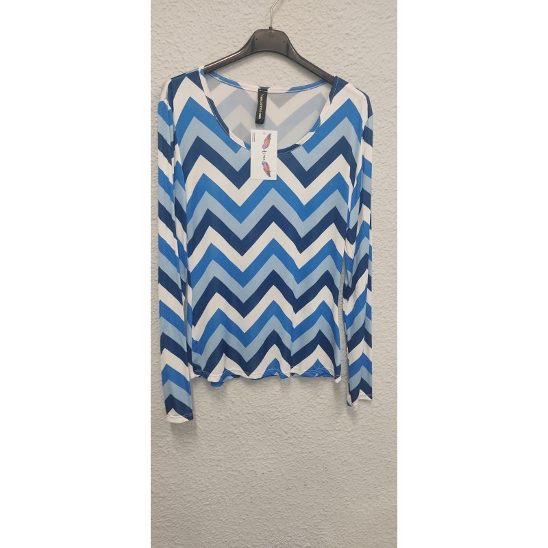 JERSEY ZIP- ZAP AZUL