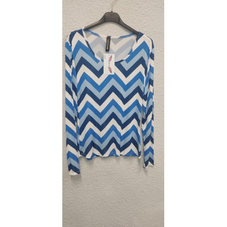 JERSEY ZIP- ZAP AZUL