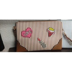 BOLSO MARINERO BANDOLERO MARRON