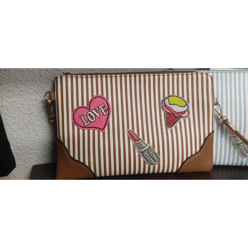 BOLSO MARINERO BANDOLERO MARRON