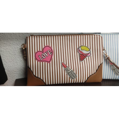 BOLSO MARINERO BANDOLERO MARRON