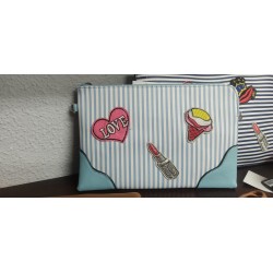 BOLSO MARINERO BANDOLERO AZUL