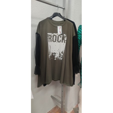 JERSEY OVEL ROCK COLOR VERDE OLIVA 2216