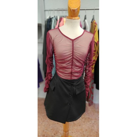 BLUSA CALADITA TRANSPARENTE YASTIE 2187