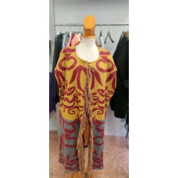 CARDIGAN SIN MANGAS CON FLECOS 2228