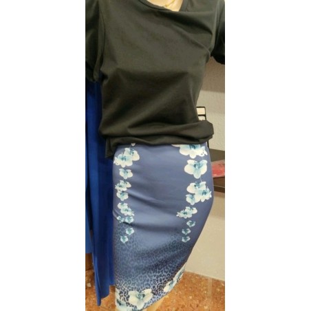 FALDA DE TUBO ESENCIA AZUL MARINO 2189