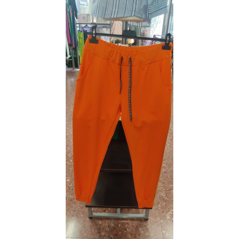 PANTALON DEPOR COMODISIMO NARANJA 2141