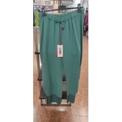 PANTALON COMODO VERDE AGUA