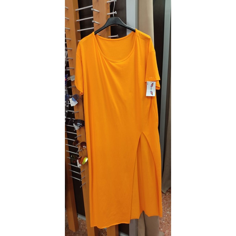 CAMI-VESTIDO NARANJA