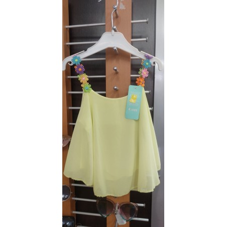BLUSA FLOR AMARILLA