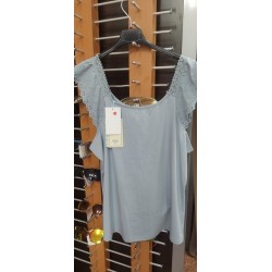 CAMISETA TIRANTE BLONDA AZULITA